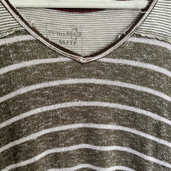 We the Free by Free People light green / grey sweater - Picture 3 of 3